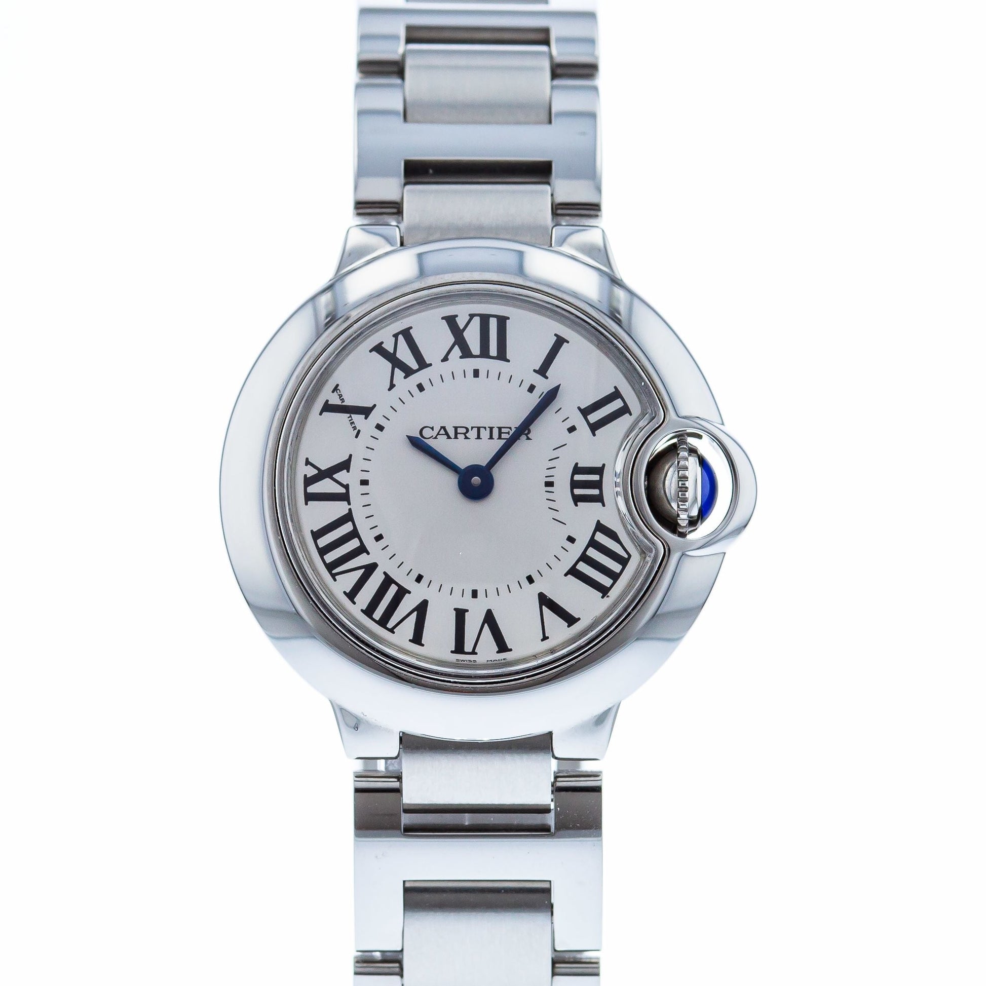  Shop Authentic Cartier Ballon Bleu De Cartier White Dial Silver Steel Strap Watch for Women - W69010Z4 - Luxxuri