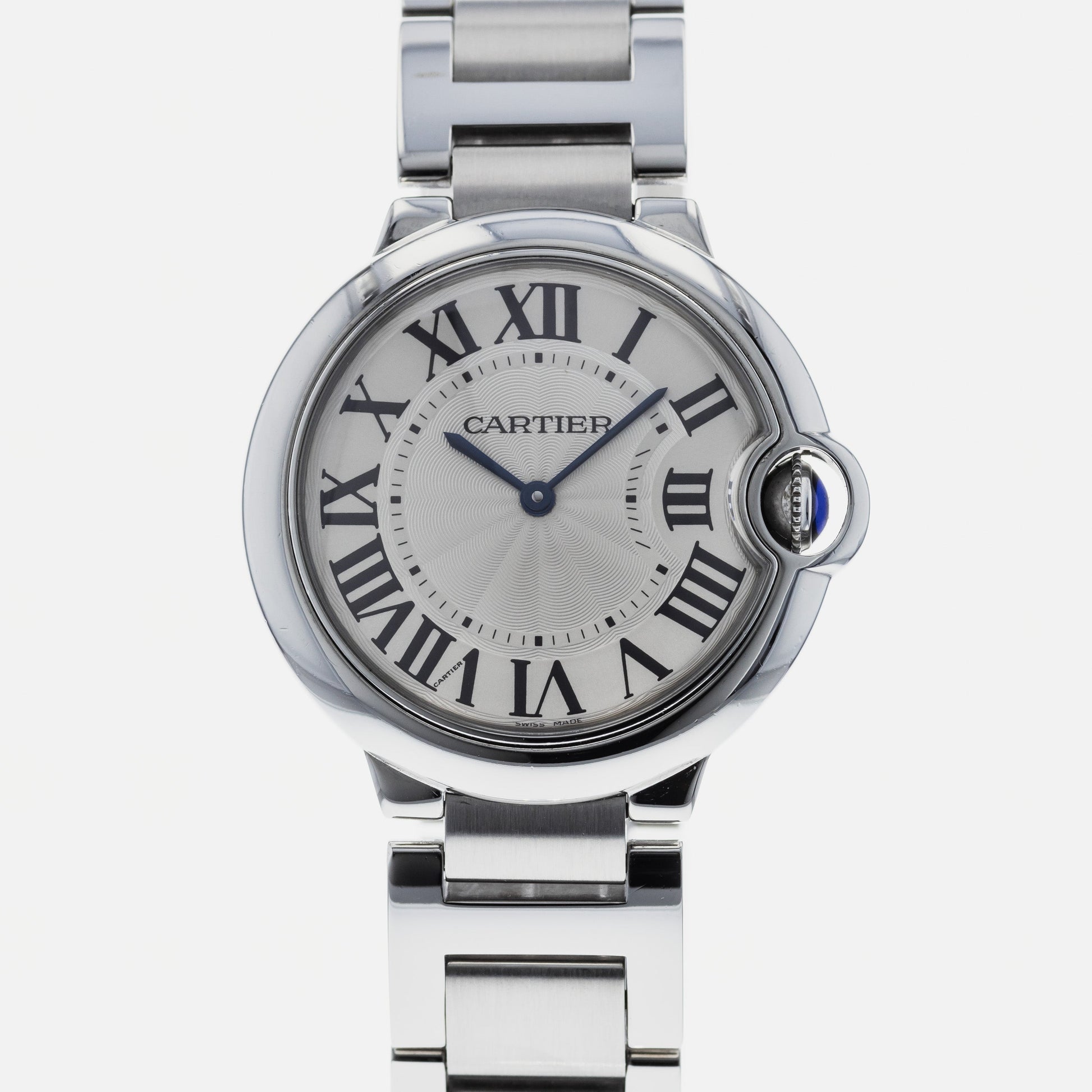  Shop Authentic Cartier Ballon Bleu De Cartier Silver Dial Silver Steel Strap Watch for Women - W69011Z4 - Luxxuri