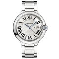  Shop Authentic Cartier Ballon Bleu De Cartier Silver Dial Silver Steel Strap Watch for Men - WSBB0049 - Luxxuri