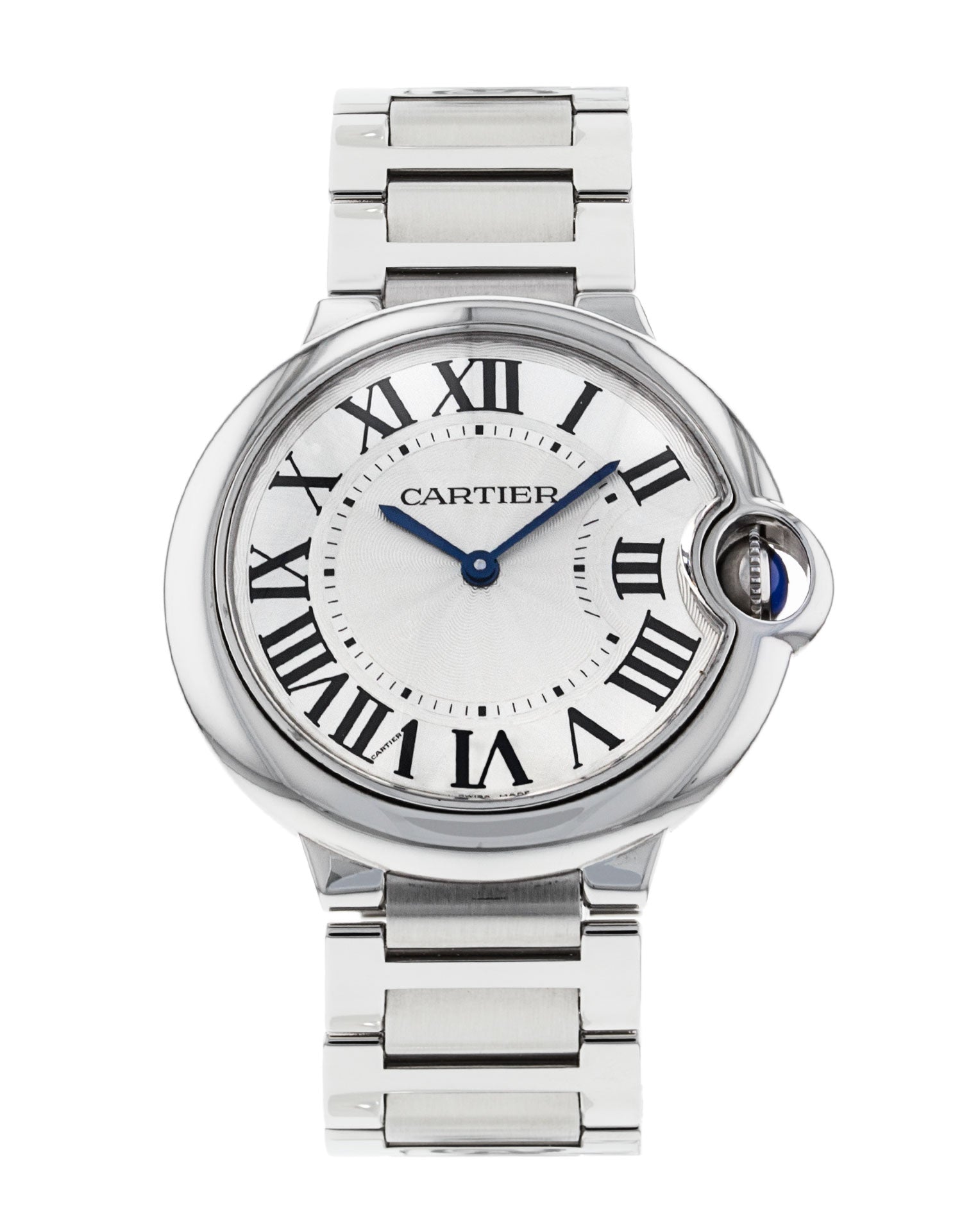  Shop Authentic Cartier Ballon Bleu De Cartier Silver Dial Silver Steel Strap Watch for Women - W69011Z4 - Luxxuri