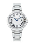  Shop Authentic Cartier Ballen Bleu De Cartier Silver Dial Silver Steel Strap Watch for Women - W6920084 - Luxxuri