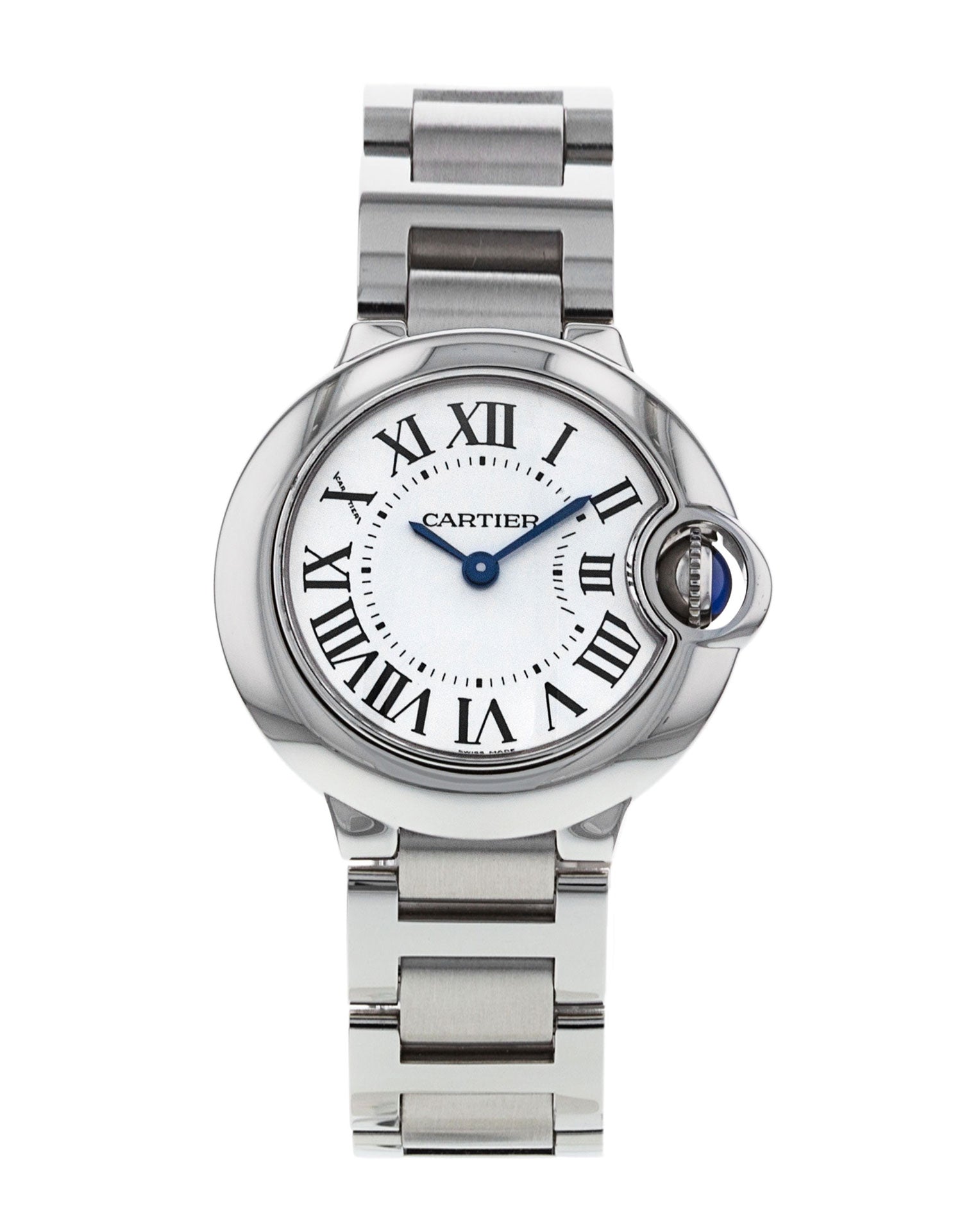  Shop Authentic Cartier Ballon Bleu De Cartier White Dial Silver Steel Strap Watch for Women - W69010Z4 - Luxxuri