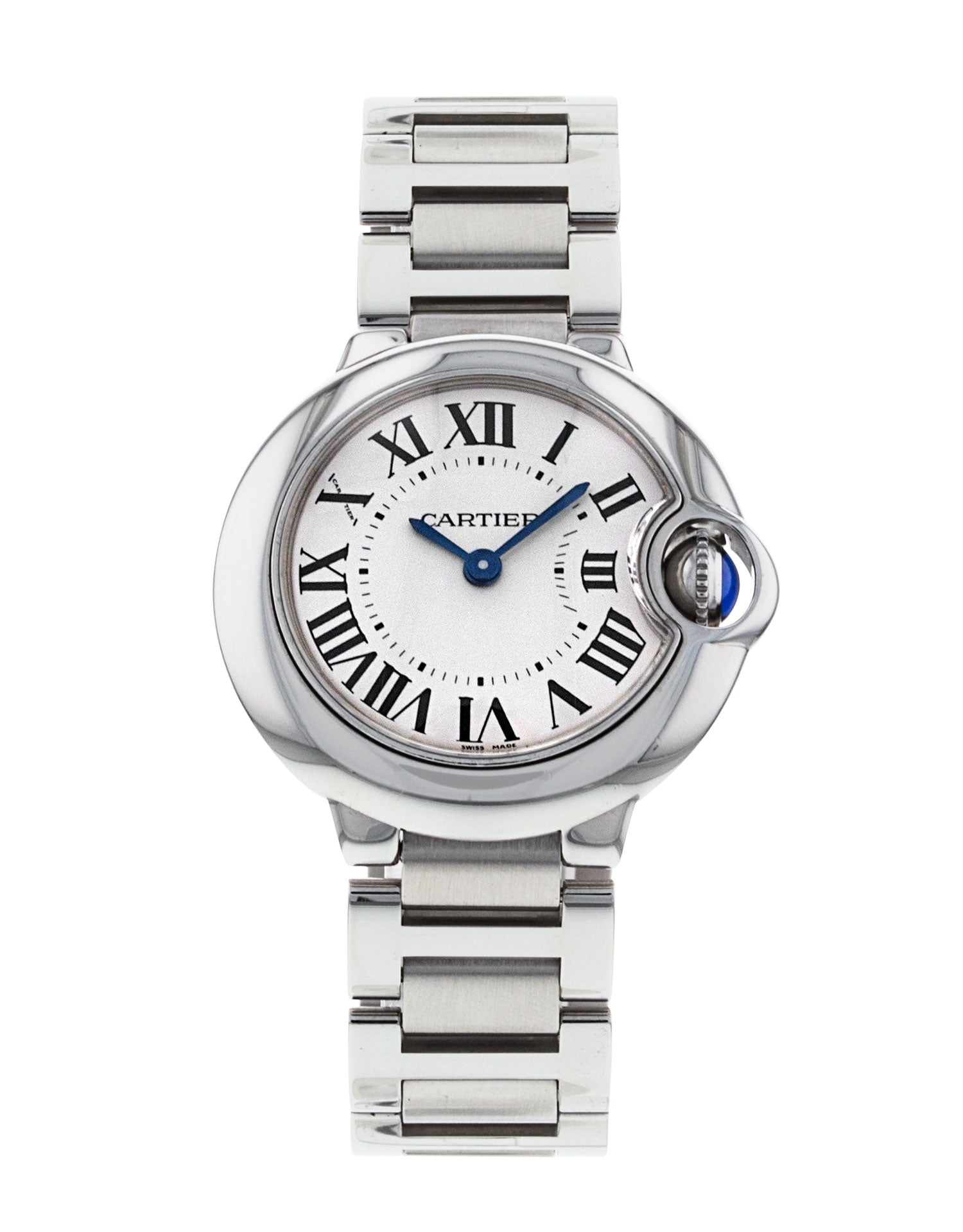  Shop Authentic Cartier Ballon Bleu De Cartier White Dial Silver Steel Strap Watch for Women - W69010Z4 - Luxxuri