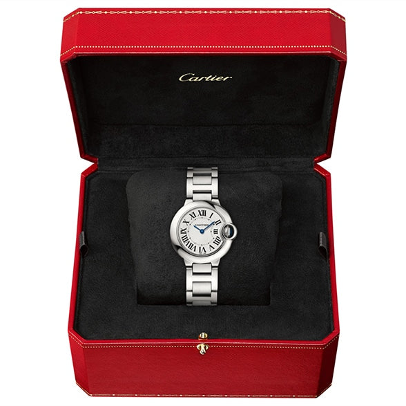  Shop Authentic Cartier Ballon Bleu De Cartier White Dial Silver Steel Strap Watch for Women - W69010Z4 - Luxxuri