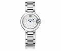  Shop Authentic Cartier Ballon Bleu de Cartier Diamonds Silver Dial Silver Steel Strap Watch for Women - WE902073 - Luxxuri