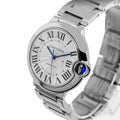  Shop Authentic Cartier Ballon Bleu De Cartier Silver Dial Silver Steel Strap Watch for Women - WSBB0048 - Luxxuri
