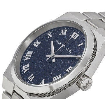  Shop Authentic Michael Kors Channing Midnight Blue Dial Silver Steel Strap Watch for Women - MK6113 - Luxxuri