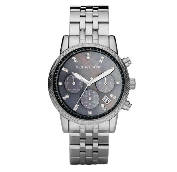  Shop Authentic Michael Kors Jet Set Chronograph Blue Dial Silver Steel Strap Watch for Women - MK5021 - Luxxuri
