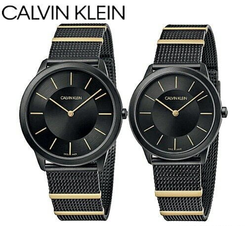  Shop Authentic Calvin Klein Minimal Black Dial Black Steel Strap Watch For Men - K3M524Z1 - Luxxuri