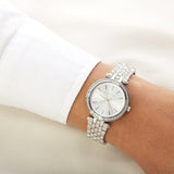  Shop Authentic Michael Kors Darci Silver Dial Silver Stainless Steel Strap Watch for Women - MK3364 - Luxxuri