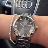  Shop Authentic Michael Kors Norie Grey Dial Silver Stainless Steel Strap Watch for Women - MK3559 - Luxxuri