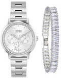  Shop Authentic Hugo Boss Prima Silver Dial Silver Steel Strap Watch for Women - 1502570 - Luxxuri