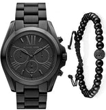  Shop Authentic Michael Kors Bradshaw Black Dial Black Steel Strap Watch for Men - MK5550 - Luxxuri