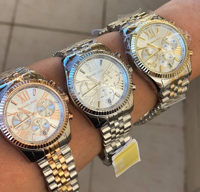  Shop Authentic Michael Kors Lexington Silver Dial Silver Steel Strap Watch for Women - MK5555 - Luxxuri