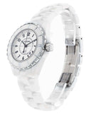  Shop Authentic Chanel J12 Ceramic White Dial White Steel Strap Watch for Women - J12 H0968 - Luxxuri