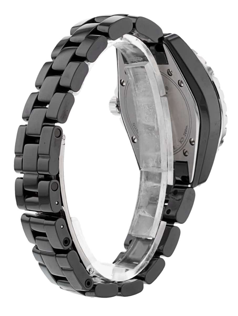  Shop Authentic Chanel J12 Quartz Diamonds Black Dial Black Steel Strap Watch for Women - J12 H1625 - Luxxuri