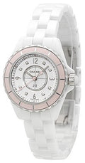  Shop Authentic Chanel J12 Quartz Diamonds Ceramic White Dial White Steel Strap Watch for Women - J12 H4466 - Luxxuri
