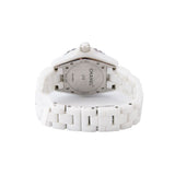  Shop Authentic Chanel J12 Quartz Diamonds White Dial White Steel Strap Watch for Women - J12 H5703 - Luxxuri