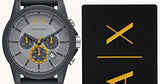  Shop Authentic Armani Exchange Outerbanks Chronograph Grey Dial Grey Silicone Strap Watch For Men - AX7123 - Luxxuri