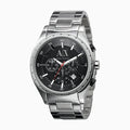  Shop Authentic Armani Exchange Miami Chronograph Black Dial Silver Steel Strap Watch For Men - AX1057 - Luxxuri