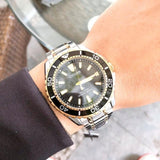  Shop Authentic Citizen Eco Drive Promaster Diver Black Dial Two Tone Steel Strap Watch For Men - BN0194-57E - Luxxuri