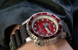  Shop Authentic Citizen Eco Drive Promaster Marine Red Dial Black Rubber Strap Watch For Men - BN0159-15X - Luxxuri