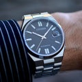 Shop Authentic Citizen Tsuyosa Automatic Black Dial Silver Steel Strap Watch For Men - NJ0150-81E - Luxxuri