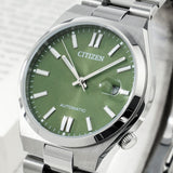  Shop Authentic Citizen x Pantone Automatic Peaceful Green Dial Silver Steel Strap Watch For Men - NJ0158-89Z - Luxxuri