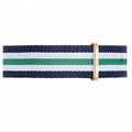  Shop Authentic Daniel Wellington Classic Nottingham White Dial Two Tone NATO Strap Watch For Men - 0108DW - Luxxuri