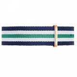  Shop Authentic Daniel Wellington Classic Nottingham White Dial Two Tone NATO Strap Watch For Men - 0108DW - Luxxuri