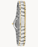  Shop Authentic Bulova Classic White Dial Two Tone Steel Strap Watch for Women - 98T84 - Luxxuri