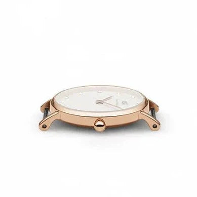  Shop Authentic Daniel Wellington Classy Oxford White Dial Two Tone Nylon Strap Watch For Women - DW00100064 - Luxxuri
