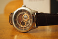  Shop Authentic Bulova Classic Skeleton Automatic Brown Dial Brown Leather Strap Watch for Men - 96A120 - Luxxuri