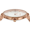 Coach Perry Silver Dial Rose Gold Mesh Bracelet Watch for Women - 14503386