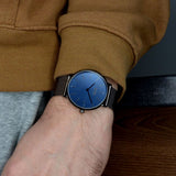 Shop Authentic Hugo Boss Horizon Blue Dial Black Mesh Bracelet Watch for Men - 1513734 - Luxxuri
