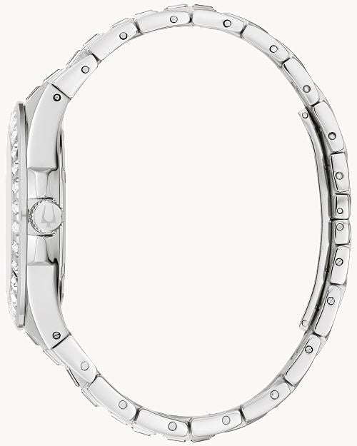  Shop Authentic Bulova Phantom Classic Baguette Green Dial Silver Steel Strap Watch for Men - 96A253 - Luxxuri