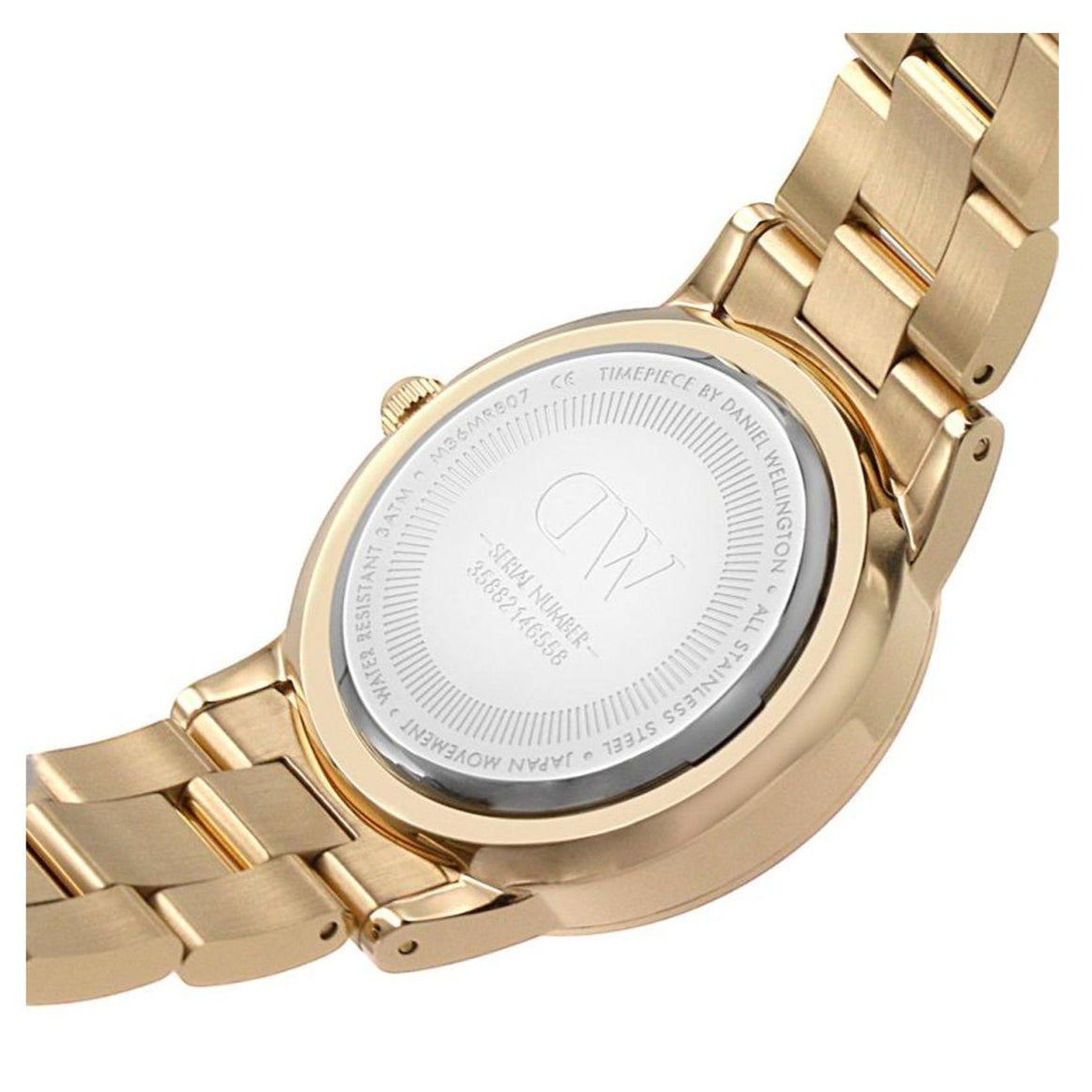  Shop Authentic Daniel Wellington Iconic Link Black Dial Rose Gold Steel Strap Watch for Women - DW00100210 - Luxxuri