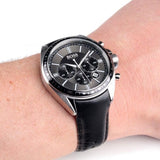  Shop Authentic Hugo Boss Contemporary Sport Driver Black Dial Black Leather Strap Watch for Men - 1513085 - Luxxuri