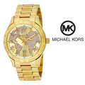  Shop Authentic Michael Kors Layton Chronograph Gold Dial Gold Steel Strap Watch for Women - MK5959 - Luxxuri