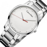  Shop Authentic Calvin Klein City Quartz White Dial Silver Steel Strap Watch for Men - K2G2G1Z6 - Luxxuri