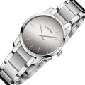  Shop Authentic Calvin Klein City Silver Dial Silver Steel Strap Watch for Women - K2G23148 - Luxxuri