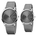  Shop Authentic Calvin Klein Minimal Black Dial Silver Mesh Bracelet Watch for Women - K3M22123 - Luxxuri