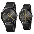  Shop Authentic Calvin Klein Minimal Black Dial Black Mesh Bracelet Watch for Women - K3M224X1 - Luxxuri