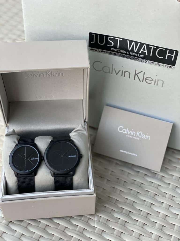  Shop Authentic Calvin Klein Minimal Black Dial Black Mesh Bracelet Watch for Women - K3M524B1 - Luxxuri