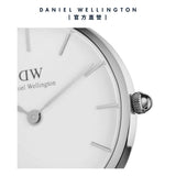  Shop Authentic Daniel Wellington Classic Petite Reading White Dial Black Leather Strap Watch For Women - DW00100185 - Luxxuri