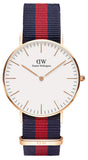  Shop Authentic Daniel Wellington Classic Oxford White Dial Two Tone NATO Strap Watch For Women - DW00100029 - Luxxuri