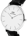  Shop Authentic Daniel Wellington Classic Petite Reading White Dial Black Leather Strap Watch For Women - DW00100241 - Luxxuri