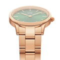 Shop Authentic Daniel Wellington Iconic Link Emerald Green Dial Rose Gold Steel Strap Watch For Women - DW00100421 - Luxxuri