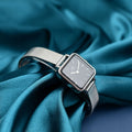 Shop Authentic Daniel Wellington Quadro Studio Black Dial Silver Mesh Strap Watch For Women - DW00100522 - Luxxuri