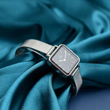  Shop Authentic Daniel Wellington Quadro Studio Black Dial Silver Mesh Strap Watch For Women - DW00100522 - Luxxuri